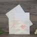 Bride Dress Pearl Laser Cut Wedding Invitation Pocket 